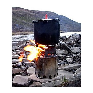 DIY Bush Buddy gasification camp stove