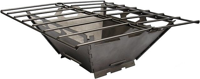 photo: Vargo Titanium Fire Box Grill wood stove