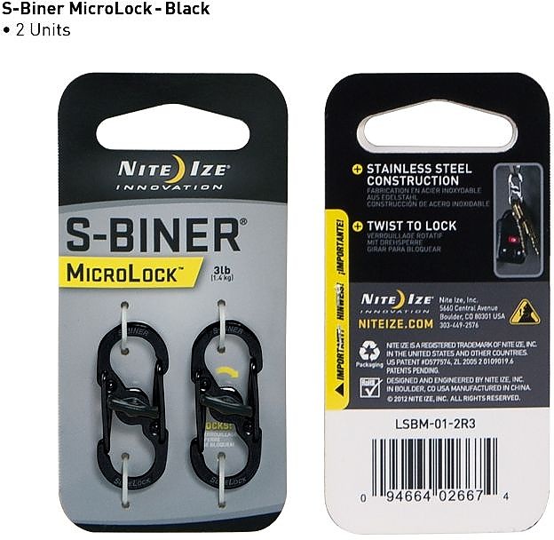 photo: Nite Ize S-Biner MicroLock backpack accessory