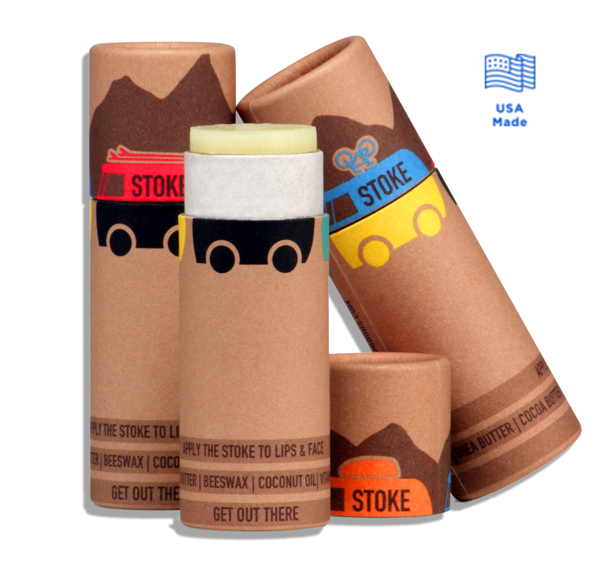 photo: Stoked Goods Stoke Lip & Face Balm sunscreen/bug repellent