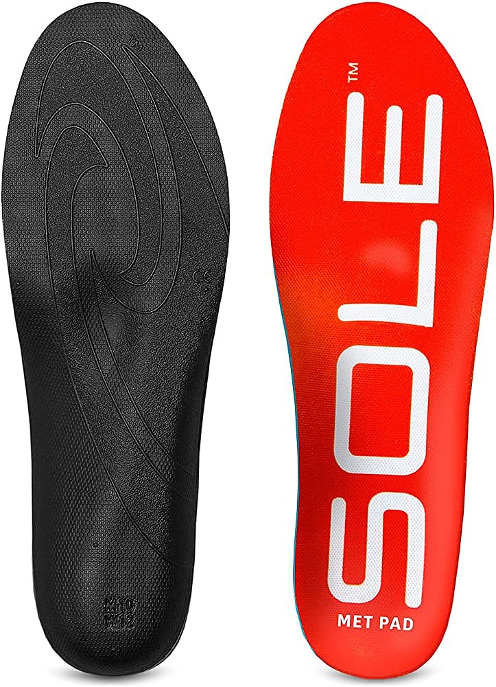 photo: Sole Active Medium with Met Pad Footbed insole