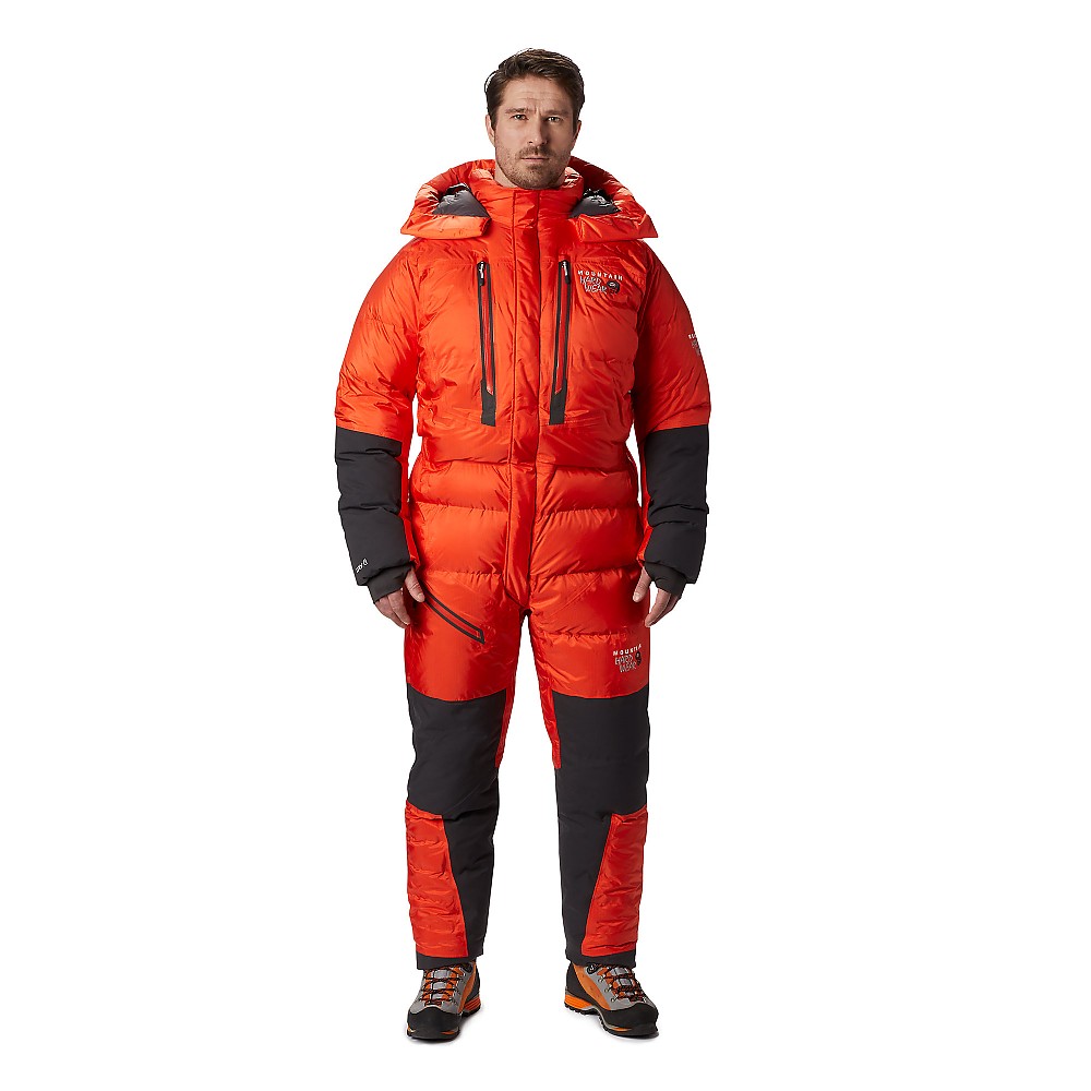 photo: Mountain Hardwear Men's Absolute Zero Suit down insulated suit
