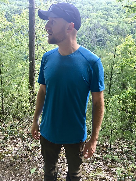 Smartwool Merino Sport 150 Hidden Pocket Tech Tee Reviews - Trailspace