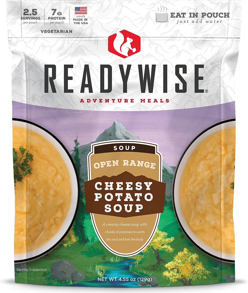 photo: Readywise Open Range Cheesy Potato Soup snack/side dish