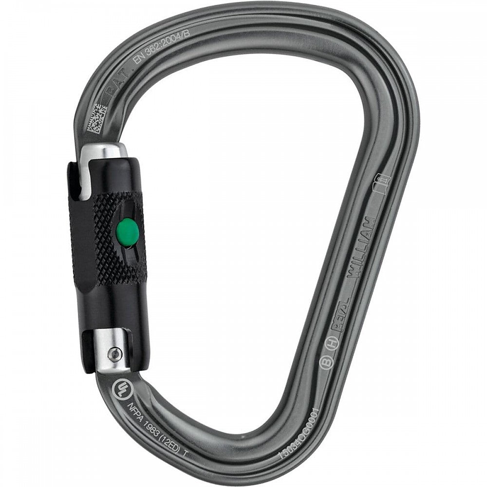 photo: Petzl William Ball-Lock locking carabiner