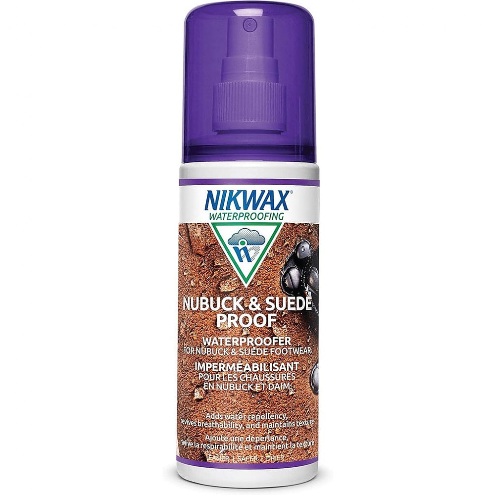 photo: Nikwax Nubuck & Suede Proof footwear cleaner/treatment