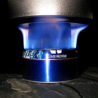 photo: Zelph's Stoveworks Cobalt Blue Soloist alcohol stove