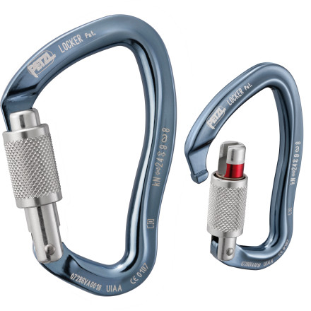 photo: Petzl Locker Screw-Lock locking carabiner