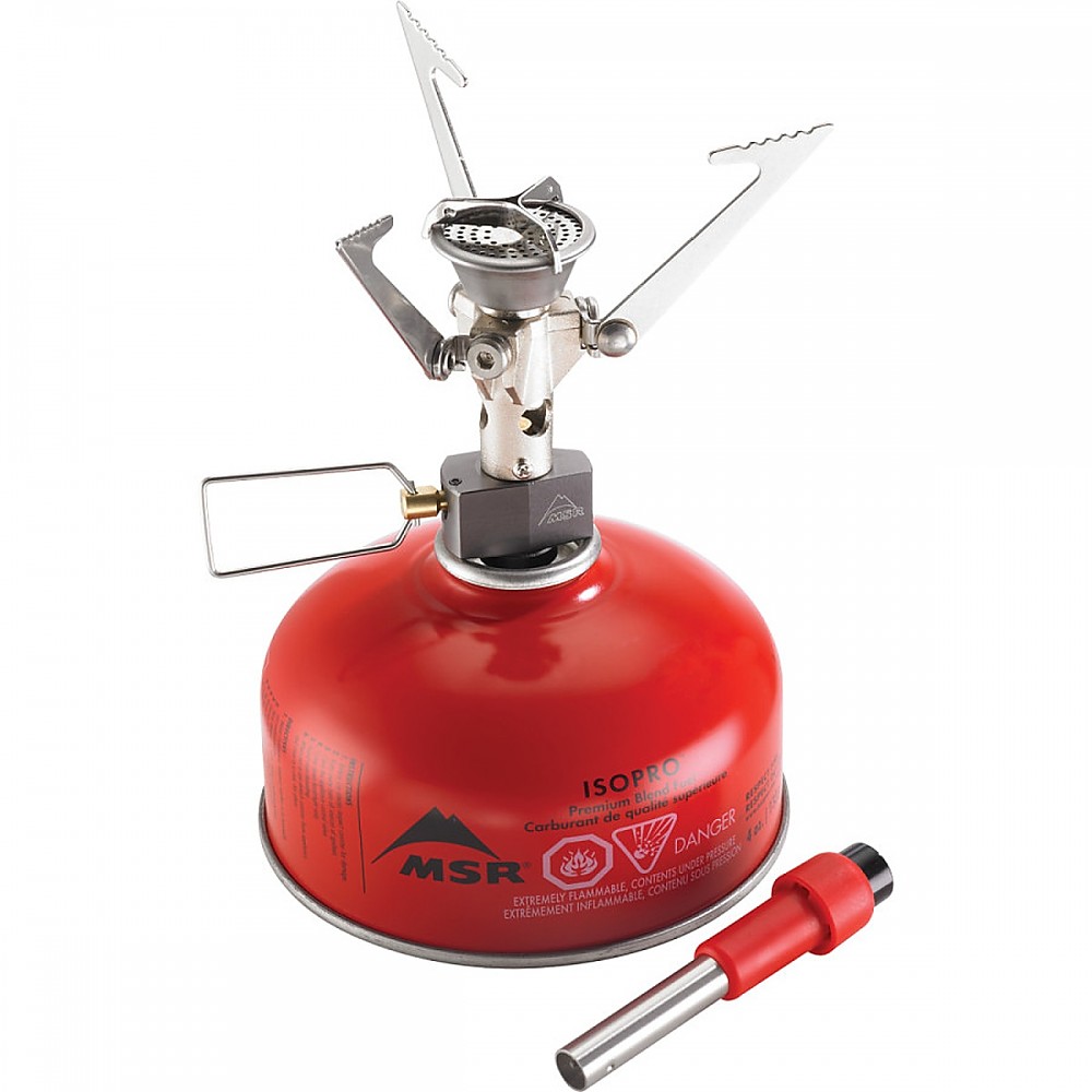 photo: MSR MicroRocket compressed fuel canister stove