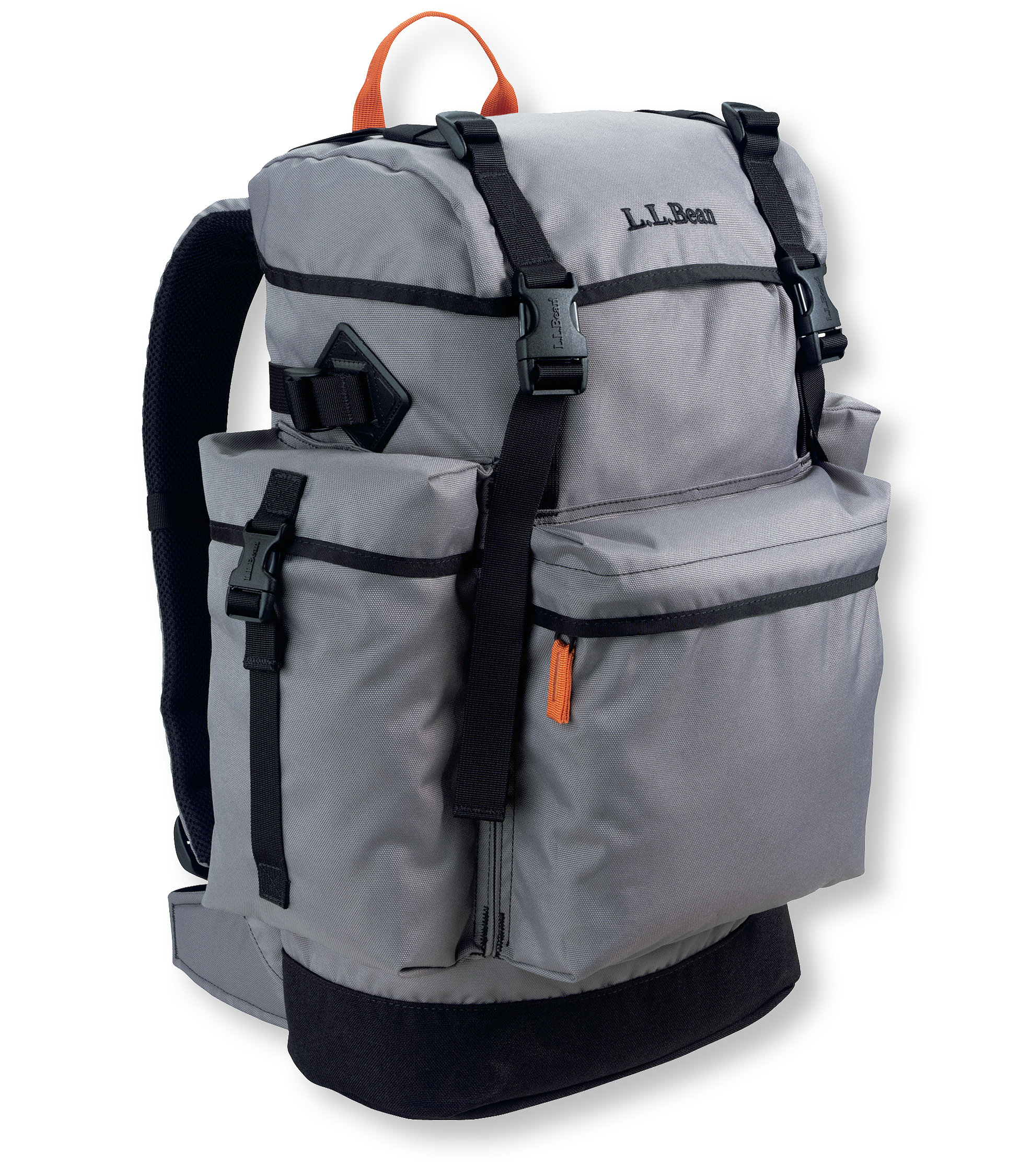 grey ll bean backpack