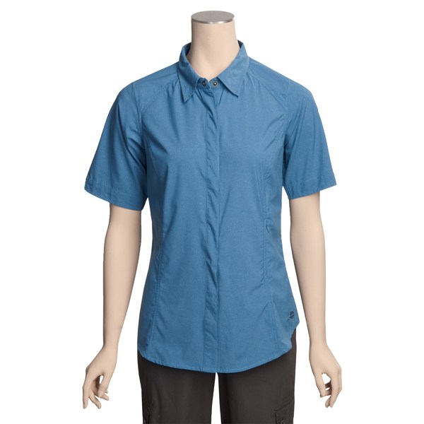 photo: ExOfficio Women's Dryfly Flex Shirt hiking shirt