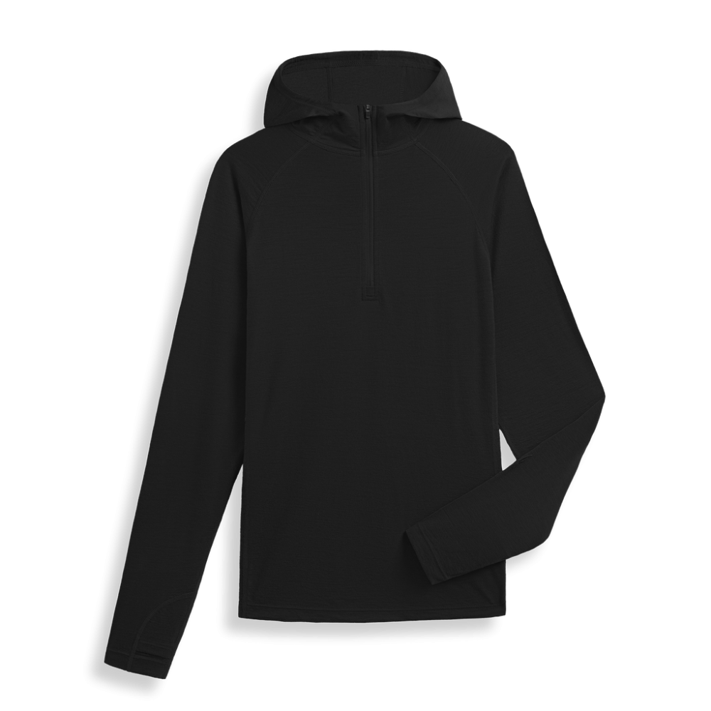 photo: Ibex Indie Hoodie long sleeve performance top