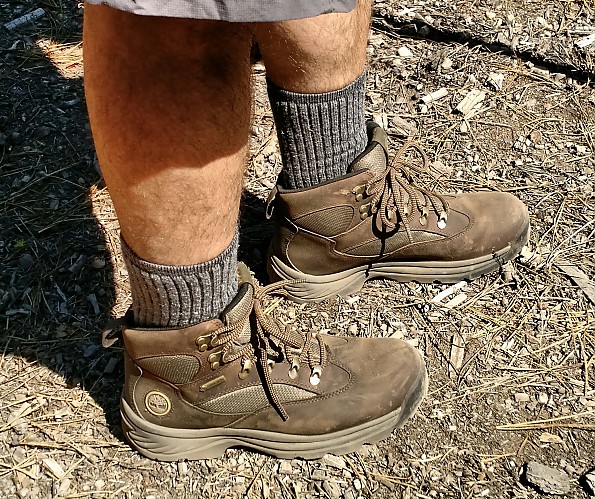 timberland euro hiker on feet