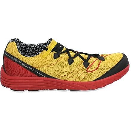 photo: Brooks Green Silence trail running shoe