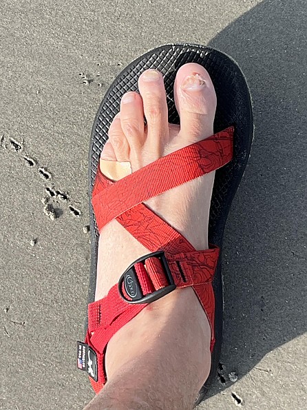 Chacos with toe strap hot sale