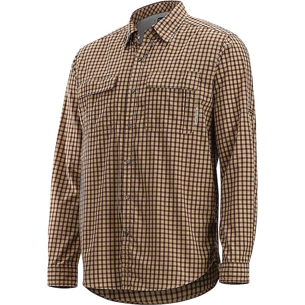 photo: ExOfficio Men's BugsAway Halo Check Long-Sleeve Shirt hiking shirt