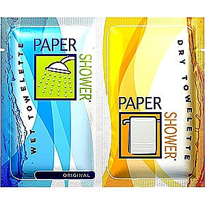 photo:   Paper Shower Original Body Wipes soap/cleanser 