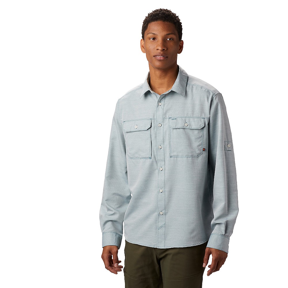 Chemise Boutonnée Mountain Hardwear Canyon Manches Courtes, Femme XS, Bleu Vif