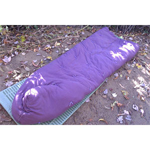 wool sleeping bag