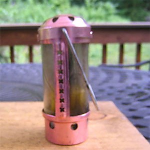 photo:   Generic vintage candle lantern fuel-burning lantern 
