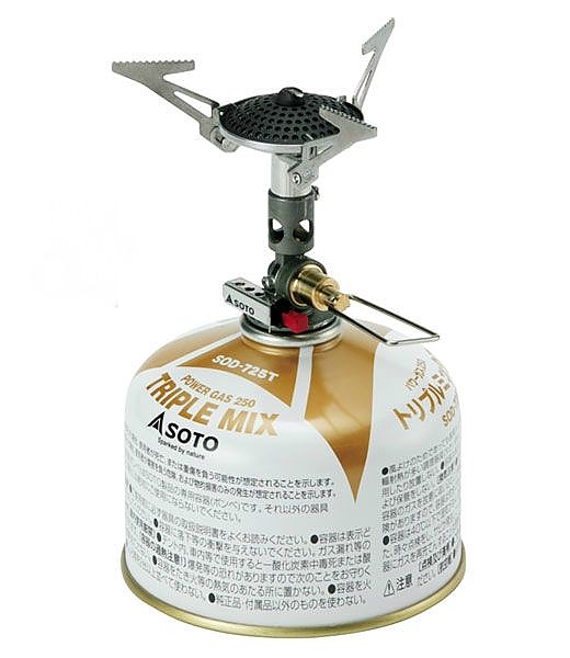 photo: Soto Micro Regulator Stove compressed fuel canister stove