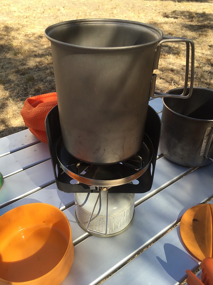 photo: Snow Peak Hybrid Summit Solo Titanium Cookset pot/pan