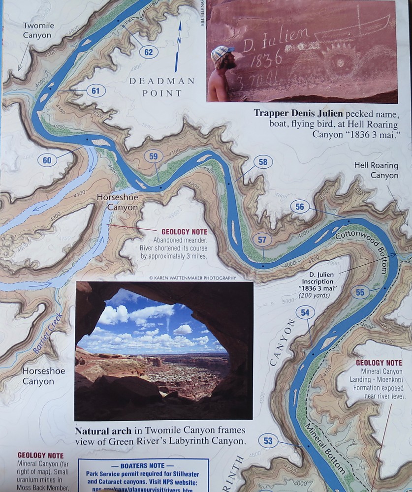 photo: Westwater Books Belknap's Waterproof Canyonlands River Guide us mountain states guidebook