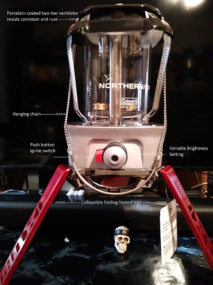 photo: Coleman Northern Nova fuel-burning lantern