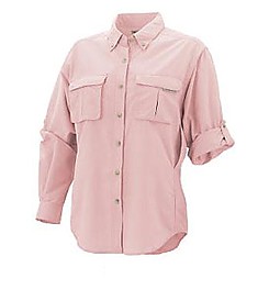 photo: ExOfficio Women's Air Strip Lite Long Sleeve Shirt hiking shirt