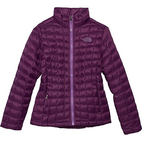 photo: The North Face Girls' Thermoball Full Zip Jacket synthetic insulated jacket