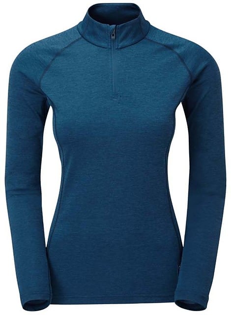 montane mens dart zip neck tee