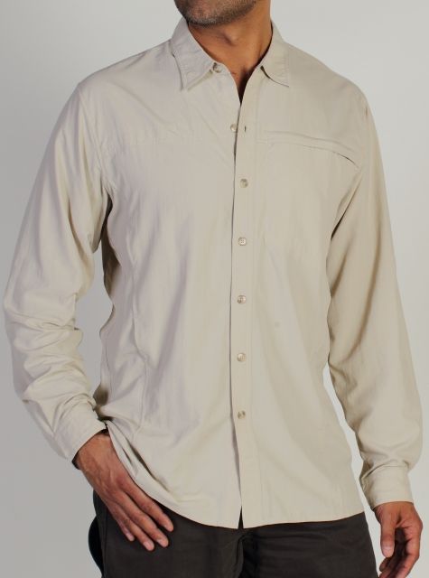 photo: ExOfficio BugsAway Chas'r Long-Sleeve Crew hiking shirt