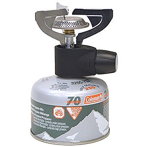 photo: Coleman Micro Backpack Stove compressed fuel canister stove