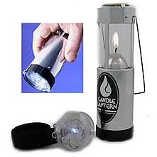 photo: UCO Original Candle Lantern + LED fuel-burning lantern 