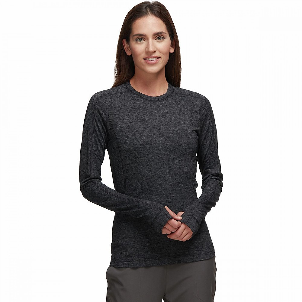 photo: Black Diamond Women's Solution 150 Merino Base Crew base layer top