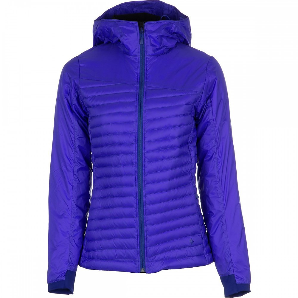 photo: Black Diamond Women's Hot Forge Hybrid Hoody down insulated jacket