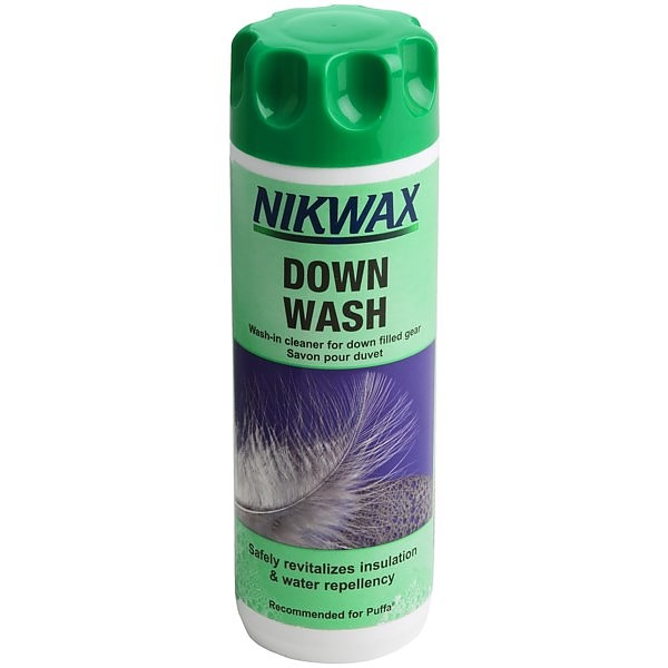 photo: Nikwax Down Wash down cleaner/treatment