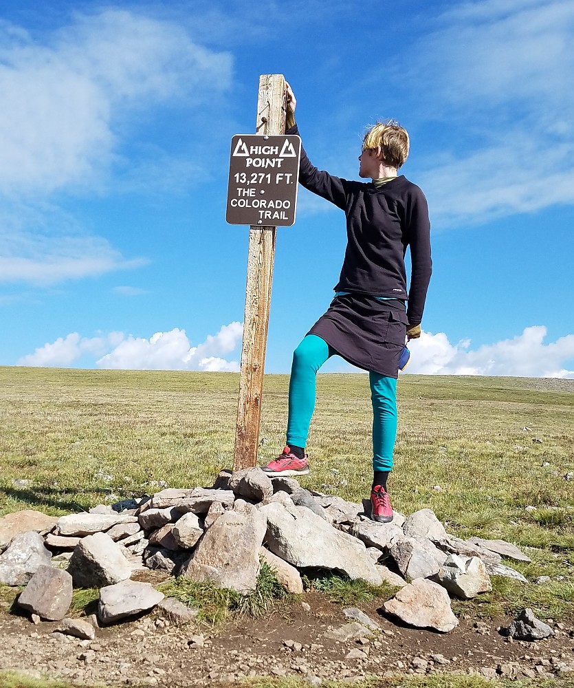 photo: Purple Rain Adventure Skirt hiking skirt