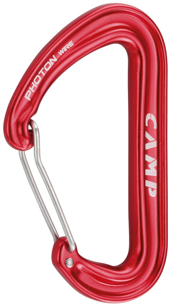 photo: CAMP Photon Wire Straight Gate non-locking carabiner