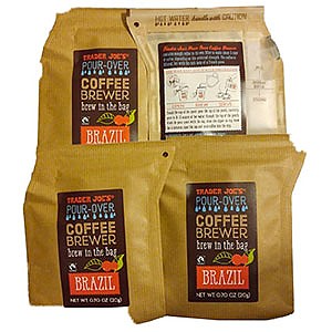 photo:   Trader Joe's Pour-Over Coffee Brewer coffee