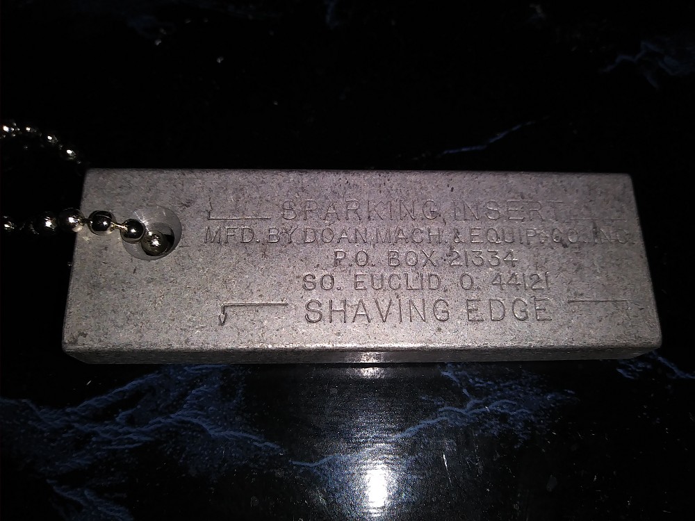 Doan Magnesium Fire Starting Tool Reviews Trailspace